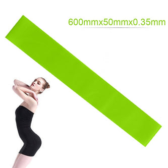 5 Colors Yoga Resistance Rubber Bands Indoor Outdoor Fitness Equipment 0.35mm-1.1mm Pilates Sport Training Workout Elastic Bands