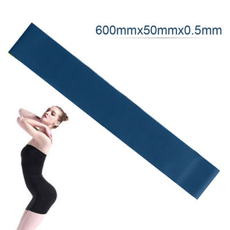 5 Colors Yoga Resistance Rubber Bands Indoor Outdoor Fitness Equipment 0.35mm-1.1mm Pilates Sport Training Workout Elastic Bands