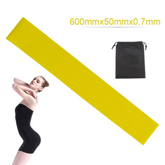 5 Colors Yoga Resistance Rubber Bands Indoor Outdoor Fitness Equipment 0.35mm-1.1mm Pilates Sport Training Workout Elastic Bands