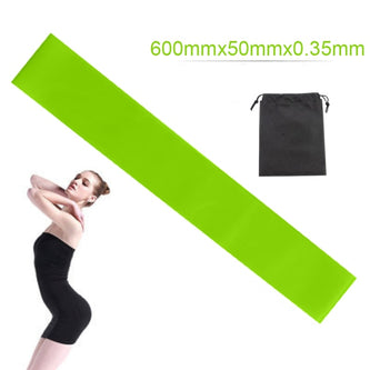 5 Colors Yoga Resistance Rubber Bands Indoor Outdoor Fitness Equipment 0.35mm-1.1mm Pilates Sport Training Workout Elastic Bands