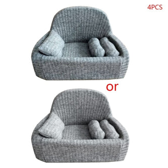 4 Pcs/set Newborn Photography Props Baby Posing Sofa Pillow Set Chair Decoration