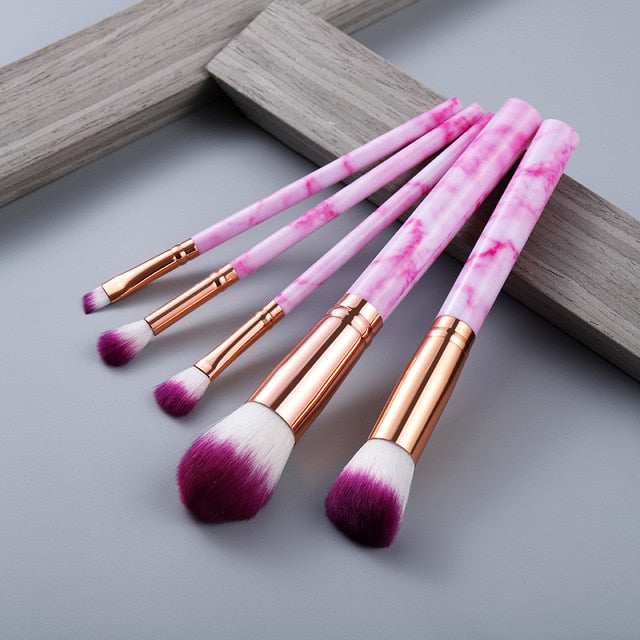 FLD5/15Pcs Makeup Brushes Set Cosmetic Powder Eye Shadow Foundation Blush Blending Beauty Make Up Kabuki Brush Tools Maquiagem