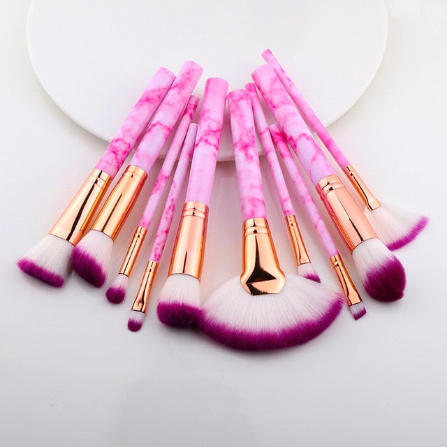 FLD5/15Pcs Makeup Brushes Set Cosmetic Powder Eye Shadow Foundation Blush Blending Beauty Make Up Kabuki Brush Tools Maquiagem