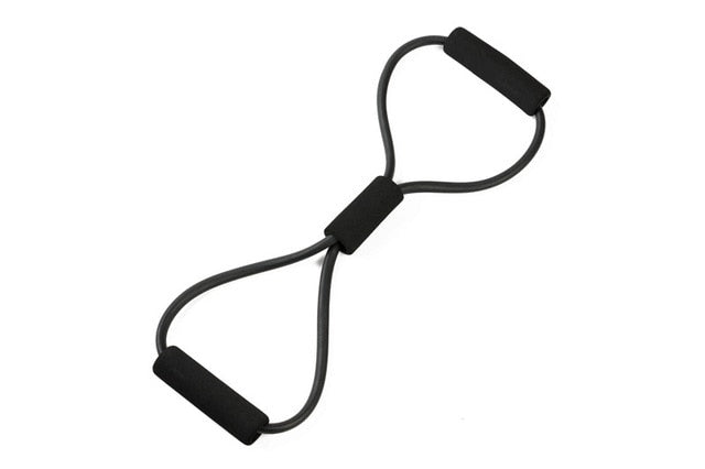 Yoga Resistance Exercise Bands Gym Fitness Equipment Pull Rope 8 Word Chest Expander Elastic Muscle Training Tubing Tension Rope