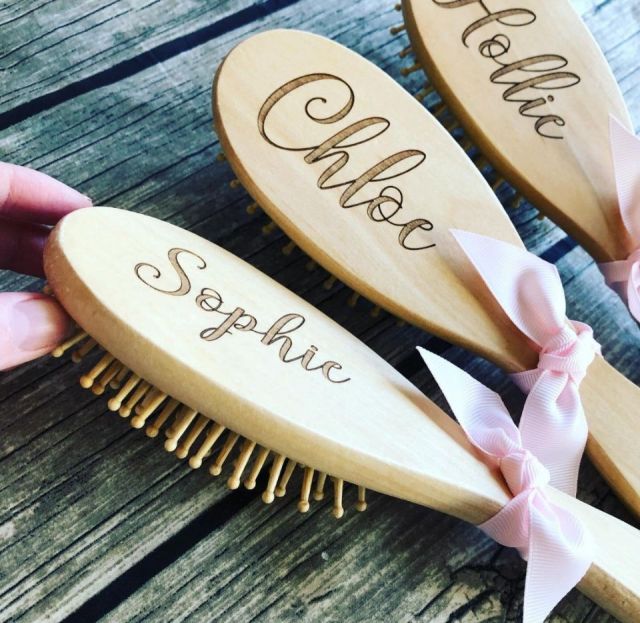 Personalized Baby Hair Brush Baby Shower Gift Care Kids Massage Baby Kit Newborn Keepsake New Mom Gift