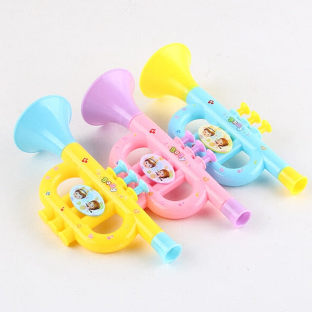 1PC Baby Music Toys Early Education ToyColorful Baby Music Toys Musical Instruments For Kids Trumpet Random Color