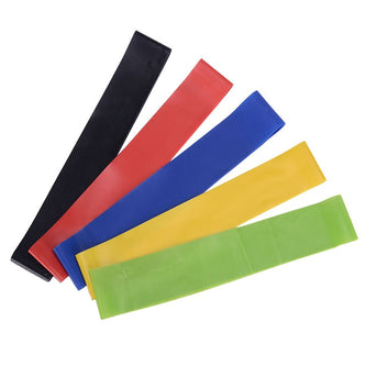 5 Colors Yoga Resistance Rubber Bands Indoor Outdoor Fitness Equipment 0.35mm-1.1mm Pilates Sport Training Workout Elastic Bands