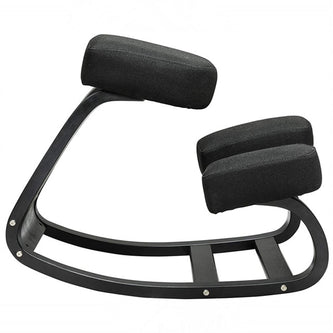 Home Office Ergonomic Kneeling Chair Rocking Balancing Wood Comfortable Kneel Stool for Improving Posture Relieve Knee Pressure