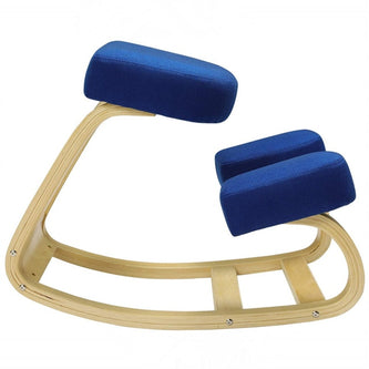 Home Office Ergonomic Kneeling Chair Rocking Balancing Wood Comfortable Kneel Stool for Improving Posture Relieve Knee Pressure