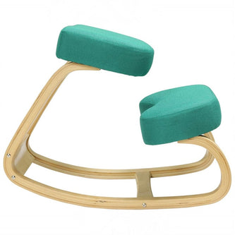 Home Office Ergonomic Kneeling Chair Rocking Balancing Wood Comfortable Kneel Stool for Improving Posture Relieve Knee Pressure