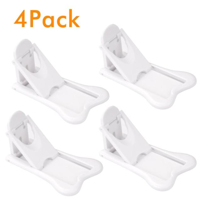 Qshare 8pcs/lot Child Baby Safety Lock Cupboard Cabinet Door Drawer Safety Locks Children Security Protector Baby Care