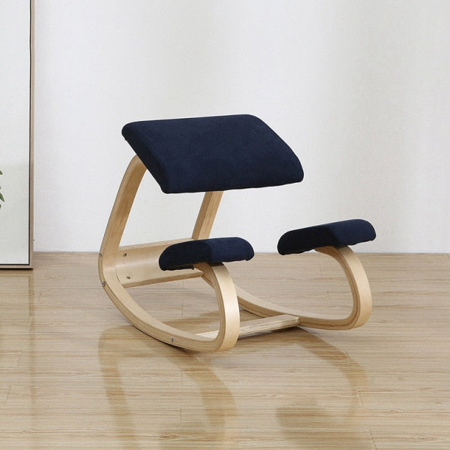 AriceHou Original Kneeling Chair Stool Ergonomic Correct Posture Knee Chair Anti-myopia Chair Wooden Home Office Furniture