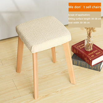 Square Stool Chair Cover Universal Household Elastic Office Dining Table Solid Wood funda de silla Modern Minimalist Multicolor
