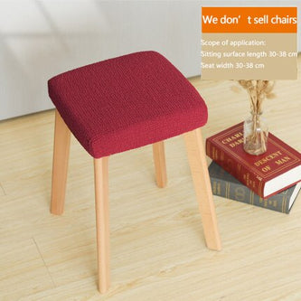 Square Stool Chair Cover Universal Household Elastic Office Dining Table Solid Wood funda de silla Modern Minimalist Multicolor