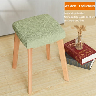 Square Stool Chair Cover Universal Household Elastic Office Dining Table Solid Wood funda de silla Modern Minimalist Multicolor