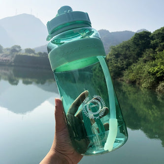 2000ml-600ml Outdoor Fitness Sports Bottle Kettle Large Capacity Portable Climbing Bicycle Water Bottles BPA Free Gym Space Cups