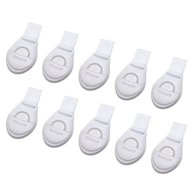 10 pieces / safety lock baby child safety care plastic lock with baby baby protection drawer door cabinet cupboard toilet