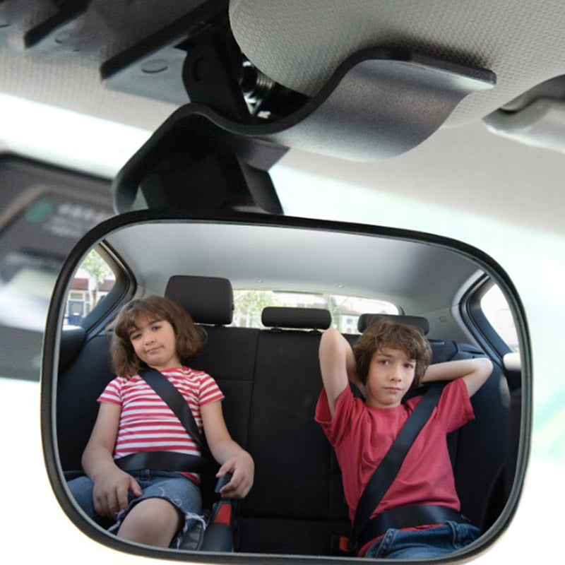 Car Safety View Back Seat Mirror Baby Car Mirror Children Facing Rear Ward Infant Care Square Safety Kids Monitor