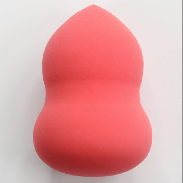 1Pcs Makeup Sponge Powder Puff Dry and Wet Combined Beauty Ball Facial Gourd Bevel Cut Makeup Eggshell Outfit Facial Sponge