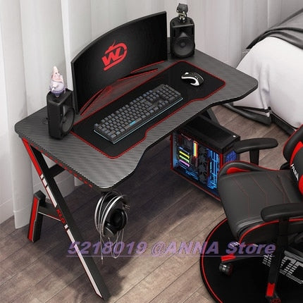 2020 Best Sale Gaming Desk Table LegA 80x50x75cm Cool Black LegZ 80x60x75cm Computer Desktop Home Supplies Office Desk Chair Hot