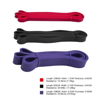 Unisex Fitness Rubber Resistance Bands Yoga Pilates Elastic Loop Crossfit Expander Strength Gym Exercise Equipment Training