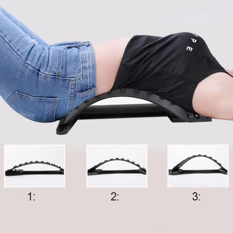 vip Back Massager Stretcher Fitness Massage Equipment Stretch Spine Dropship Stretcher Lumbar Relief Chiropractic Pain Relax Su