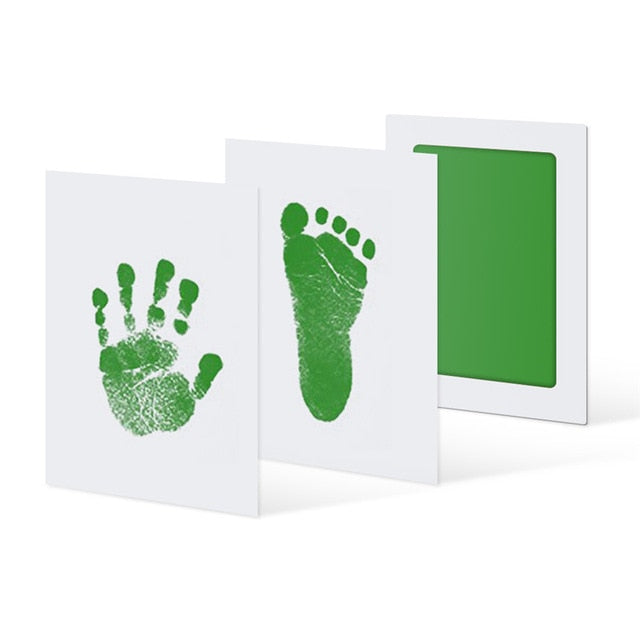 6Colors Baby Care Non-Toxic Handprint Kit Imprint Footprint Imprint Baby Souvenirs Newborn Baby Cushion Ink Footprint Infant Toy