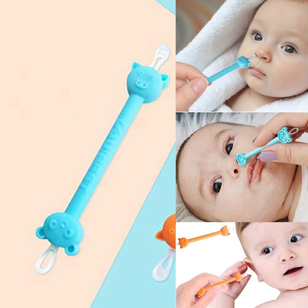 Baby Luminous Dig Ear Scoop Ear Spoon Light Kids Ears Cleaning with Light Cartoon Bear Earwax Scoop Scooping Baby Care Tools