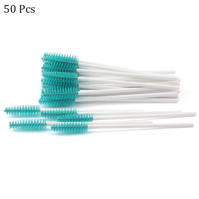 Eyelash Extension Disposable Eyebrow brush Mascara Wand Applicator Spoolers Eye Lashes Cosmetic Brushes Set makeup tools