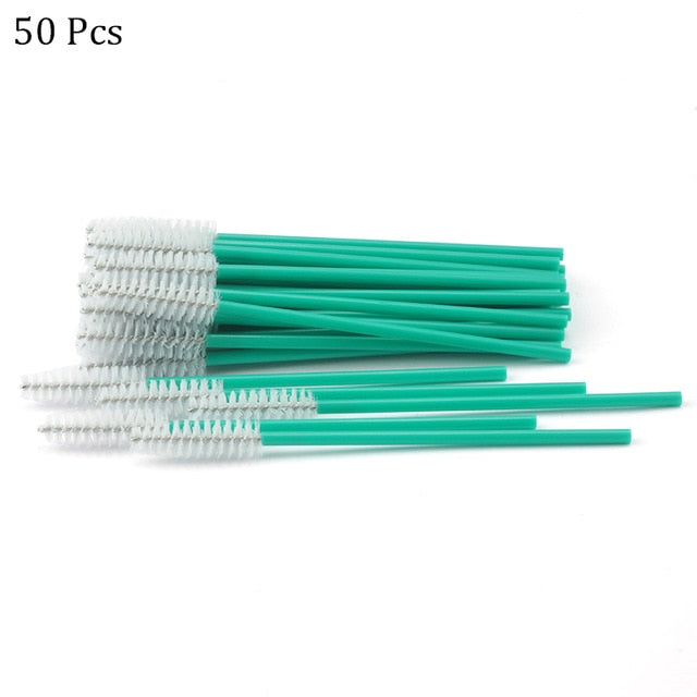 Eyelash Extension Disposable Eyebrow brush Mascara Wand Applicator Spoolers Eye Lashes Cosmetic Brushes Set makeup tools