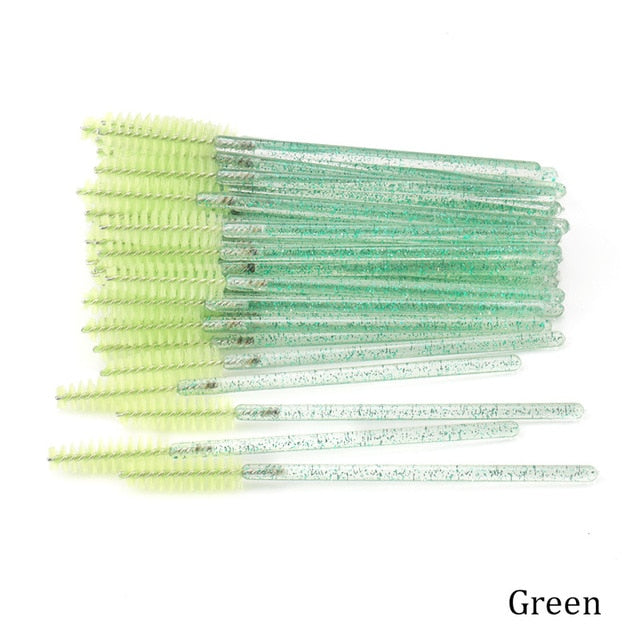 Eyelash Extension Disposable Eyebrow brush Mascara Wand Applicator Spoolers Eye Lashes Cosmetic Brushes Set makeup tools