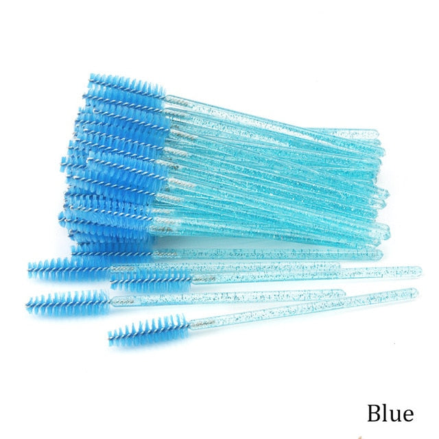 Eyelash Extension Disposable Eyebrow brush Mascara Wand Applicator Spoolers Eye Lashes Cosmetic Brushes Set makeup tools