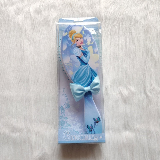 Disney Frozen Comb 3D Mickey Minnie Comb Elsa Anti-Static Air Cushion Hair Care Brushes Baby Girls Dress Up Makeups Toy Gifts