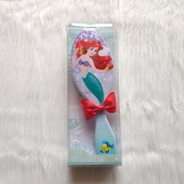 Disney Frozen Comb 3D Mickey Minnie Comb Elsa Anti-Static Air Cushion Hair Care Brushes Baby Girls Dress Up Makeups Toy Gifts