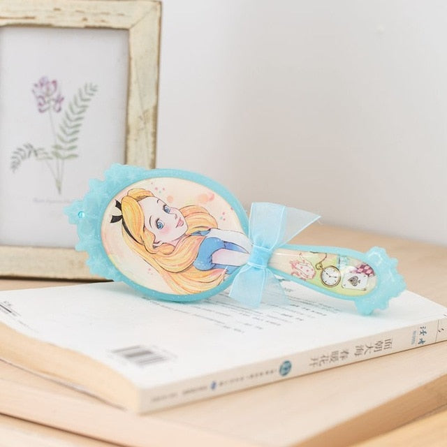 Disney Frozen Comb 3D Mickey Minnie Comb Elsa Anti-Static Air Cushion Hair Care Brushes Baby Girls Dress Up Makeups Toy Gifts