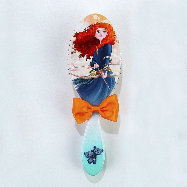 Disney Frozen Comb 3D Mickey Minnie Comb Elsa Anti-Static Air Cushion Hair Care Brushes Baby Girls Dress Up Makeups Toy Gifts