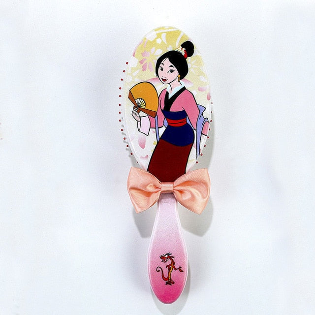 Disney Frozen Comb 3D Mickey Minnie Comb Elsa Anti-Static Air Cushion Hair Care Brushes Baby Girls Dress Up Makeups Toy Gifts