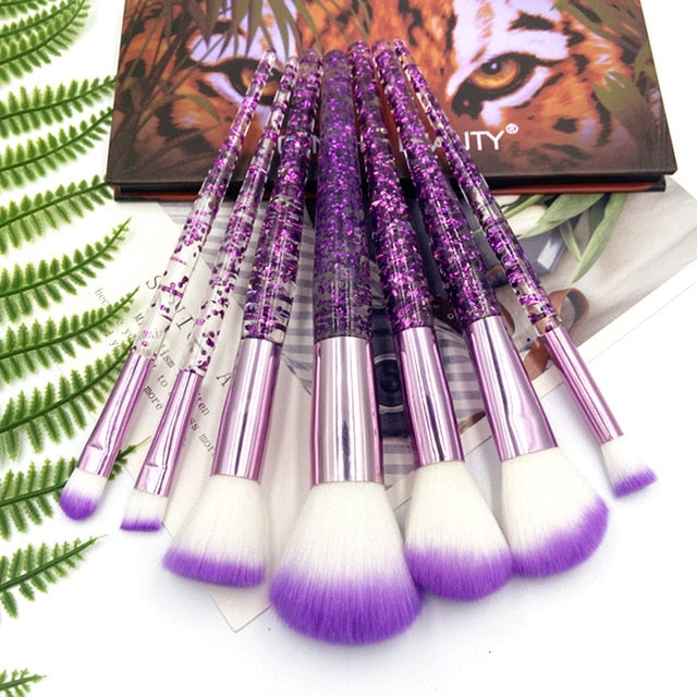 ZZDOG 7/10Pcs High-Quality Cosmetic Tool Kit Soft Makeup Brushes Set Eye Shadow Powder Foundation Eyebrow Blending Beauty Brush