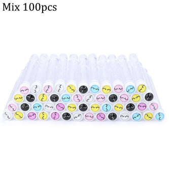 Reusable Eyebrow Brush Tube Disposable Eyelash Brush Eyebrow Brush With New Eelash Resin Drill Replaceable Makeup Brushes