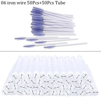 Reusable Eyebrow Brush Tube Disposable Eyelash Brush Eyebrow Brush With New Eelash Resin Drill Replaceable Makeup Brushes