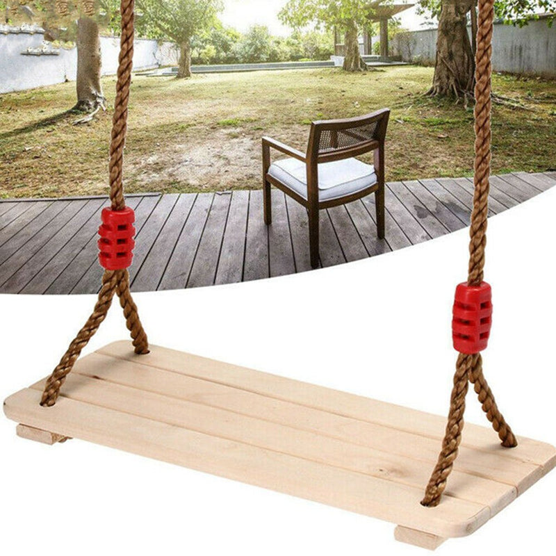 Adults Children Swing Chair Wooden Toy Swing Rocking Chair Indoor Outdoor Garden Furniture Wood Kids Game Tool