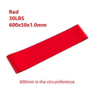 LikeGlobal Yoga Resistance Rubber Bands Fitness Exercise Gym Strength Training Pilates Latex Elastic Bands Indoor Equipment