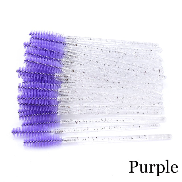 Eyelash Extension Disposable Eyebrow brush Mascara Wand Applicator Spoolers Eye Lashes Cosmetic Brushes Set makeup tools