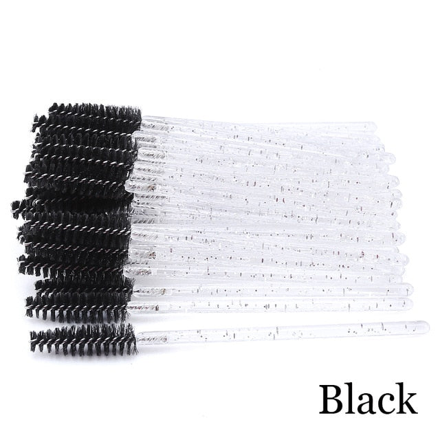 Eyelash Extension Disposable Eyebrow brush Mascara Wand Applicator Spoolers Eye Lashes Cosmetic Brushes Set makeup tools