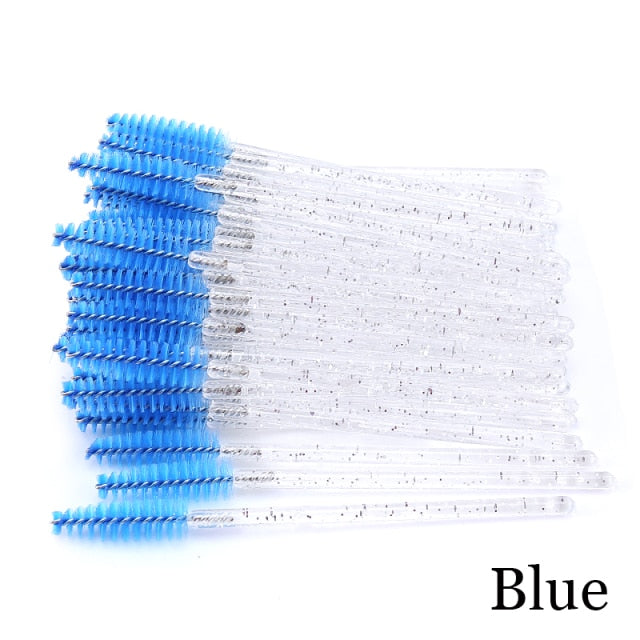 Eyelash Extension Disposable Eyebrow brush Mascara Wand Applicator Spoolers Eye Lashes Cosmetic Brushes Set makeup tools