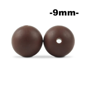 LOFCA 9mm 100pcs Silicone Teething Beads Teether Baby Nursing Necklace Pacifier Clip Oral Care BPA Free Food Grade Colorful