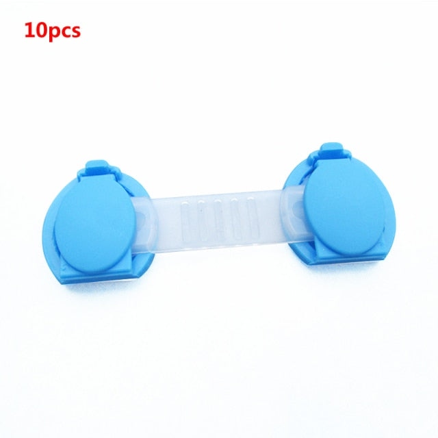 3-10 PCS safety lock baby child safety care plastic lock with baby drawer door cabinet cupboard toilet baby protection