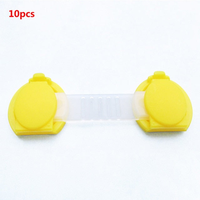 3-10 PCS safety lock baby child safety care plastic lock with baby drawer door cabinet cupboard toilet baby protection