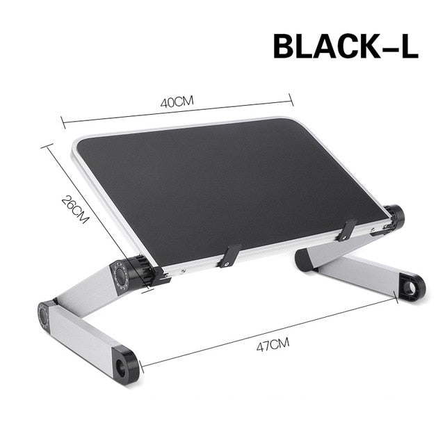 360 Degree Adjustable Computer Table Adjustable Ergonomic Laptop Stand Laptop Desk for Bed Living Room Book Stand