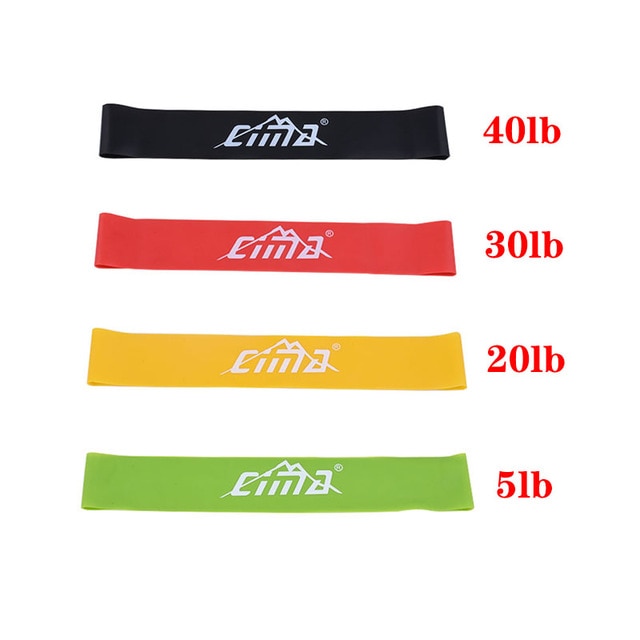 Elastic Fitness Resistance Bands Buttock Strength Training Crossfit Yoga Exercise Rubber Pulling Loop Crossfit Workout Equipment